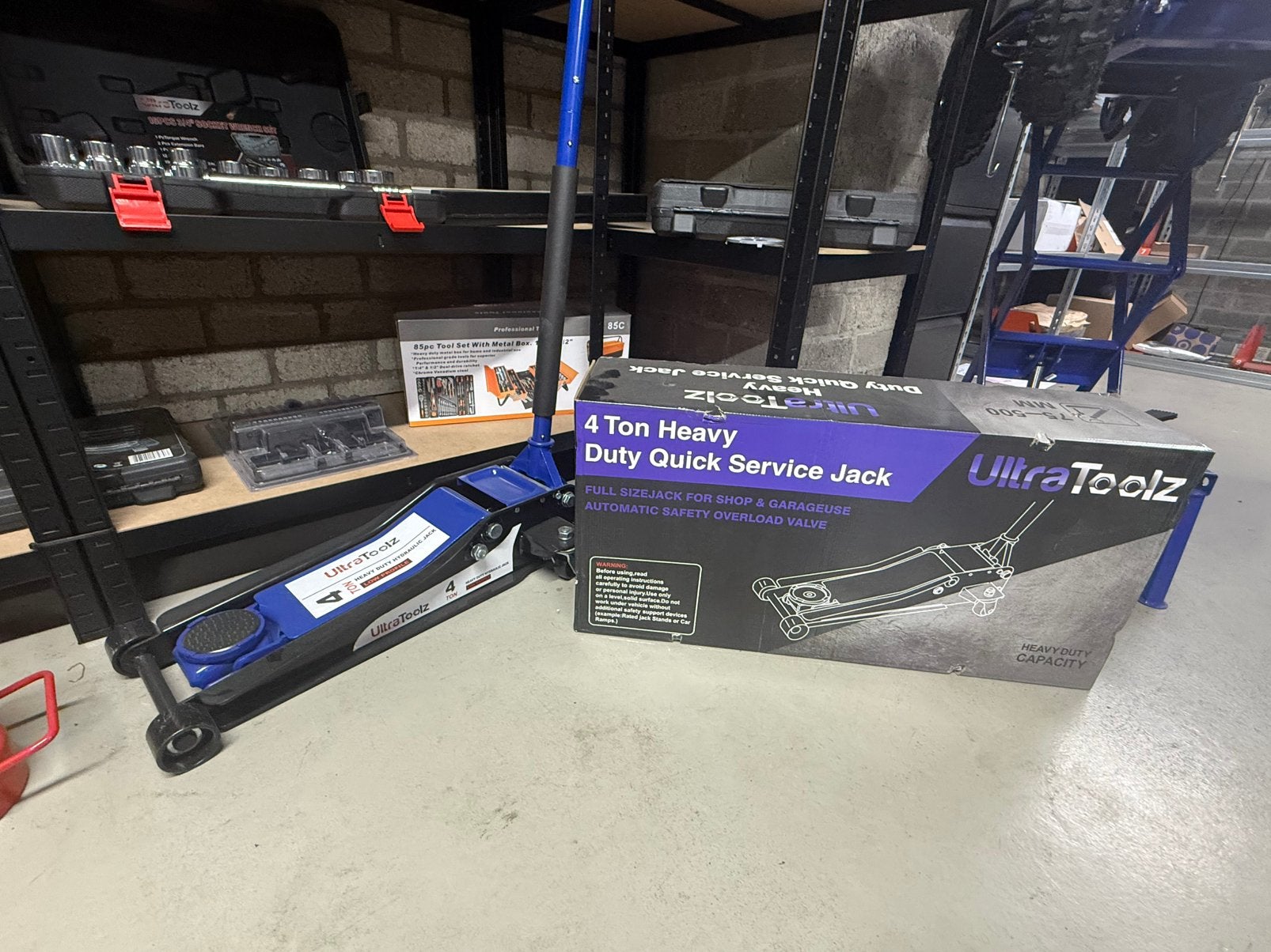 Autokrik 4 ton zeer, Ophalen of Verzenden, Nieuw, Hydraulisch, Garagekrik