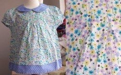 Maat 68/74 Gymboree top wit/lila gebloemd NIEUW (0158) a, Kinderen en Baby's, Babykleding | Maat 68, Meisje, Gymboree, Nieuw, Ophalen of Verzenden