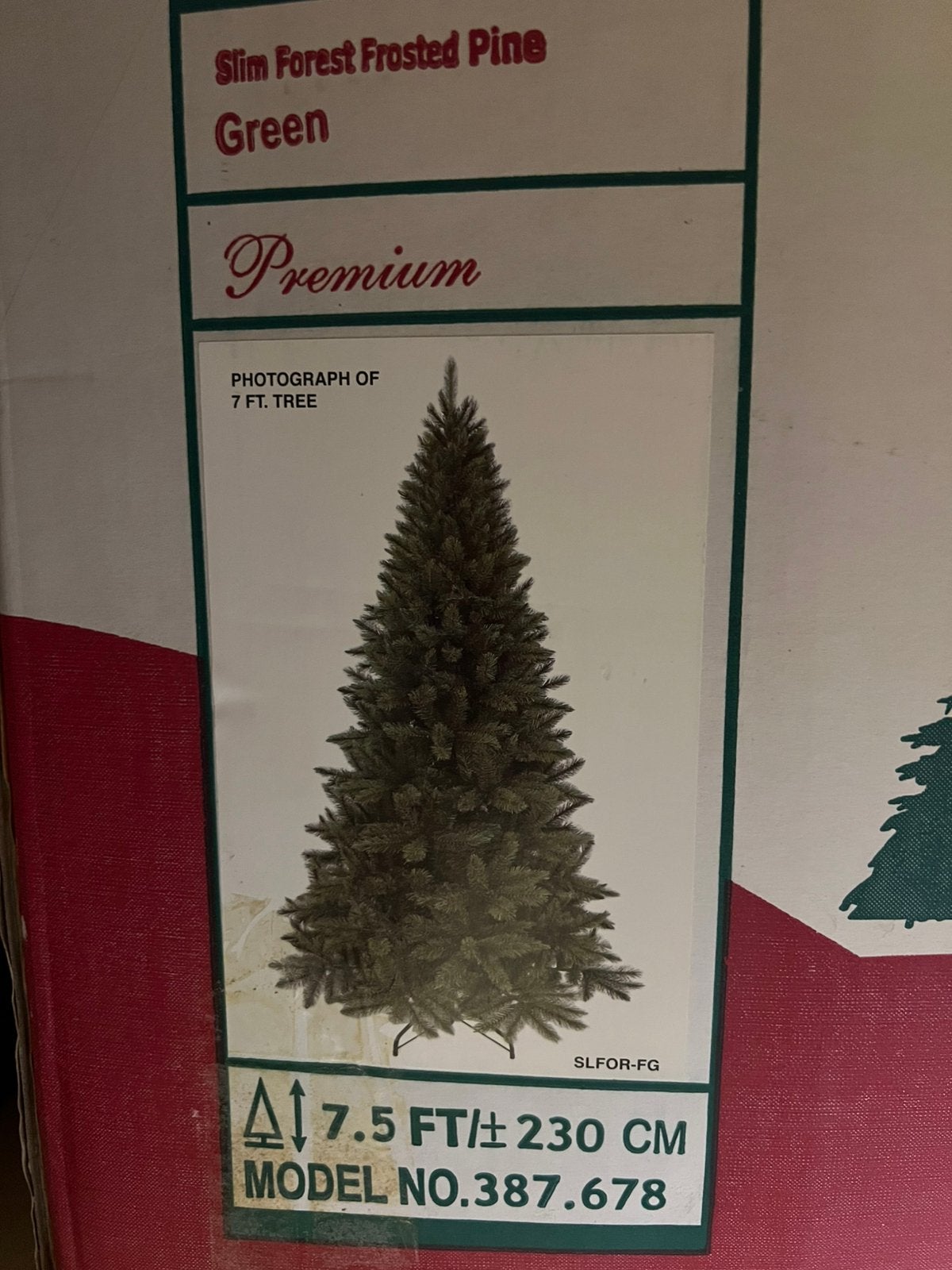 Kerstboom Triump Tree 2.30 bij 1.30, Ophalen, Zo goed als nieuw