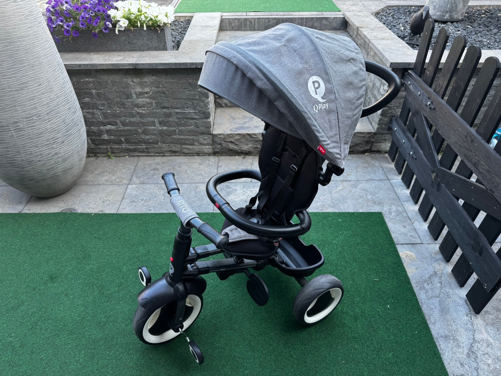 QPlay Rito driewieler - loopfiets zgan, Ophalen, Zo goed als nieuw