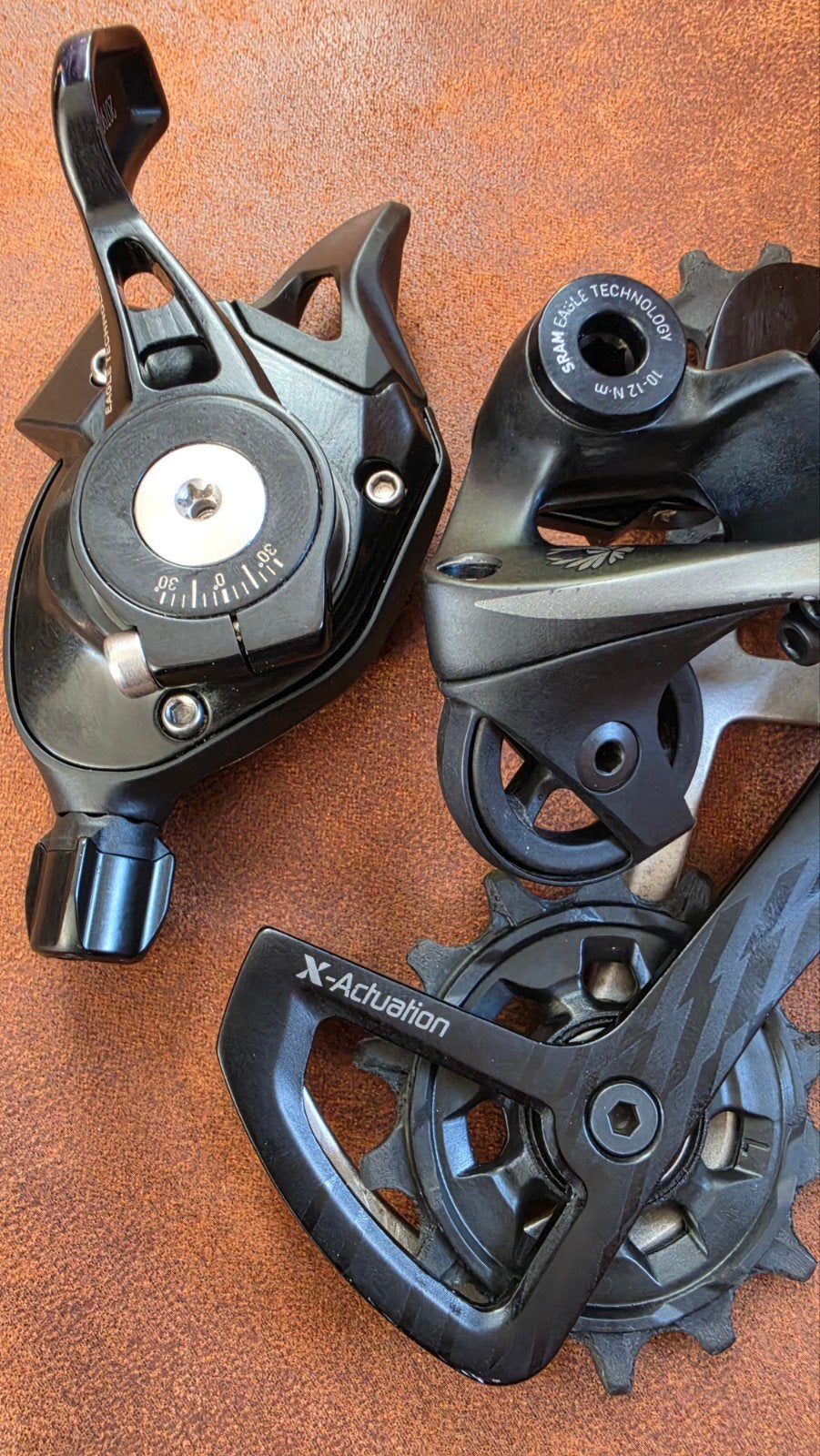 SRAM XO1 Eagle schakel set., Ophalen of Verzenden, Zo goed als nieuw, SRAM, Derailleur of Ketting