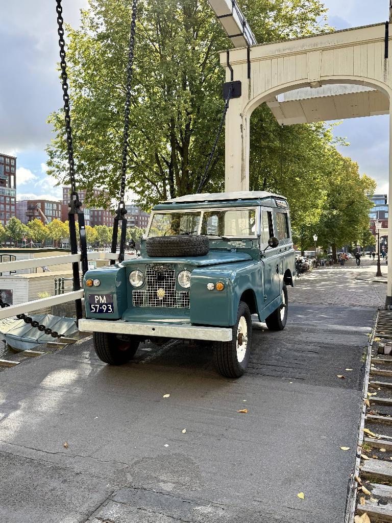 Land Rover 1966 Series 2a - Blauw - Ivory, Auto's, Land Rover, Particulier, 4x4, Trekhaak, Series, Diesel, SUV of Terreinwagen