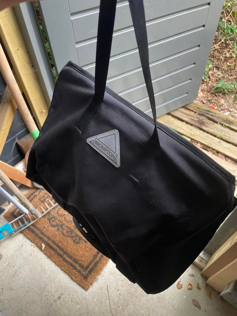 Brompton Borough Basket-tas Large zwart, Ophalen of Verzenden, Zo goed als nieuw, Zwart, 30 cm of meer
