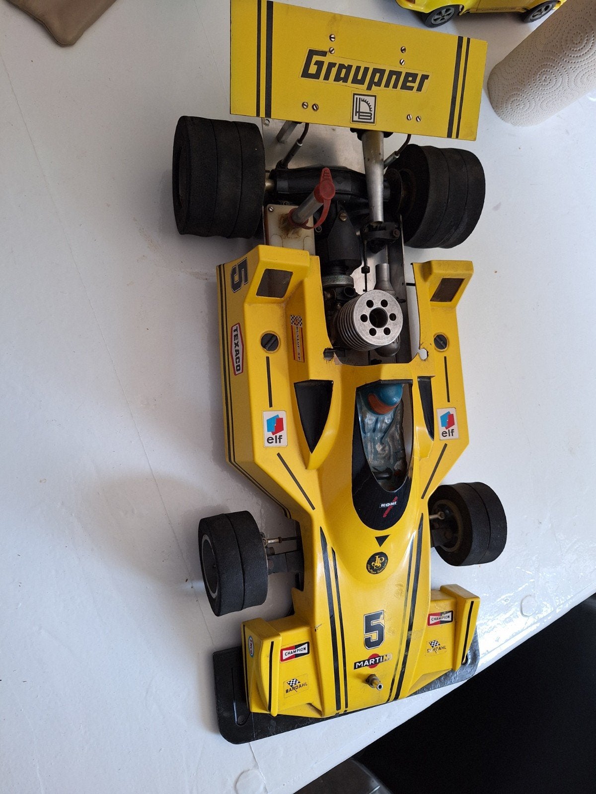 Graupner RC Wagen - Nostalgisch project, Gebruikt, Ophalen of Verzenden, Auto onroad, Nitro