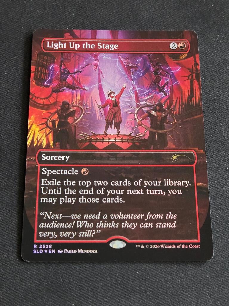 Light up the Stage (foil), Hobby en Vrije tijd, Verzamelkaartspellen | Magic the Gathering, Ophalen of Verzenden, Zo goed als nieuw