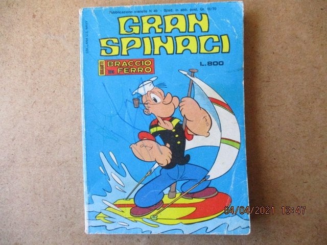 adv0706 popeye gran pocket italiaans, Boeken, Stripboeken, Eén stripboek, Ophalen, Gelezen