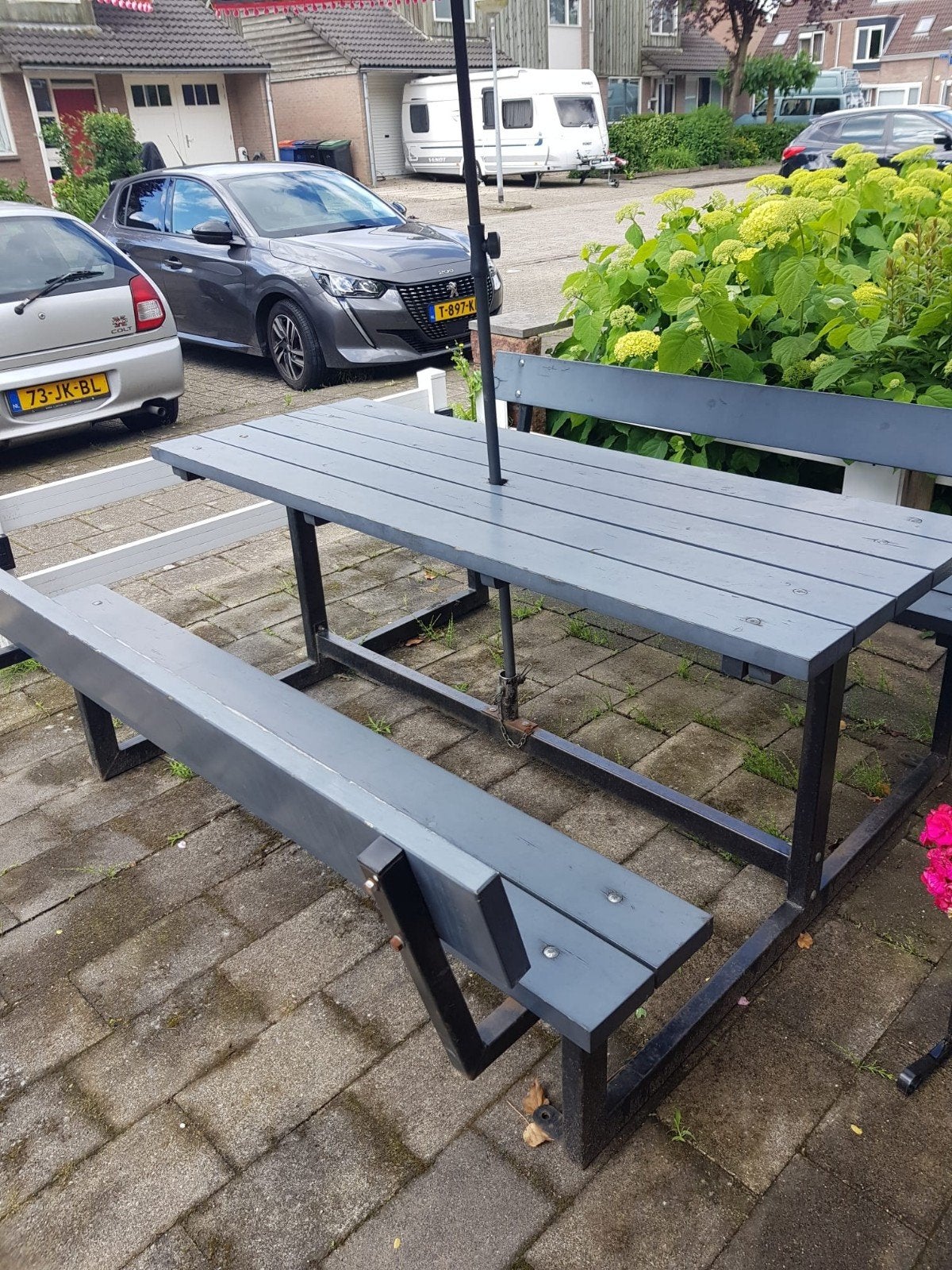 picknicktafel,tuintafel,picknicktafels,teras tafel,horecataf, Ophalen, Rechthoekig, Hout