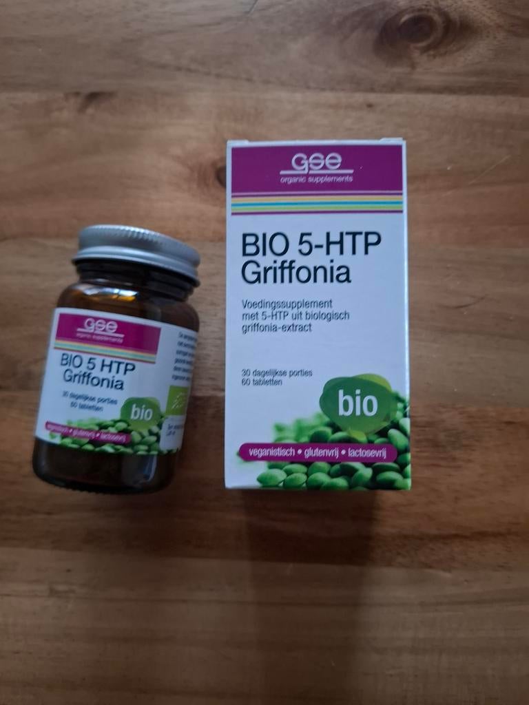 2 x GSE Bio 5-HTP Griffonia Voedingssupplement 60 tabletten, Ophalen of Verzenden, Nieuw, Overige typen