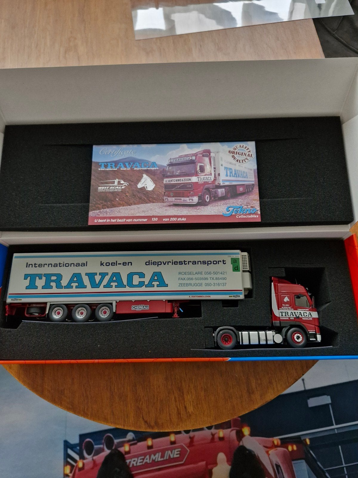 tekno Volvo Travaca FH12, Ophalen of Verzenden, Nieuw, Bus of Vrachtwagen, Tekno