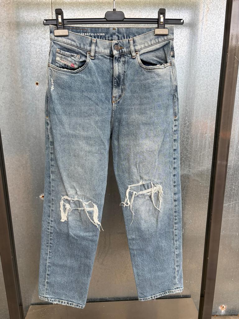 Diesel jeans €195 24 spijkerbroek denim, Ophalen of Verzenden, Zo goed als nieuw, Blauw, W27 (confectie 34) of kleiner