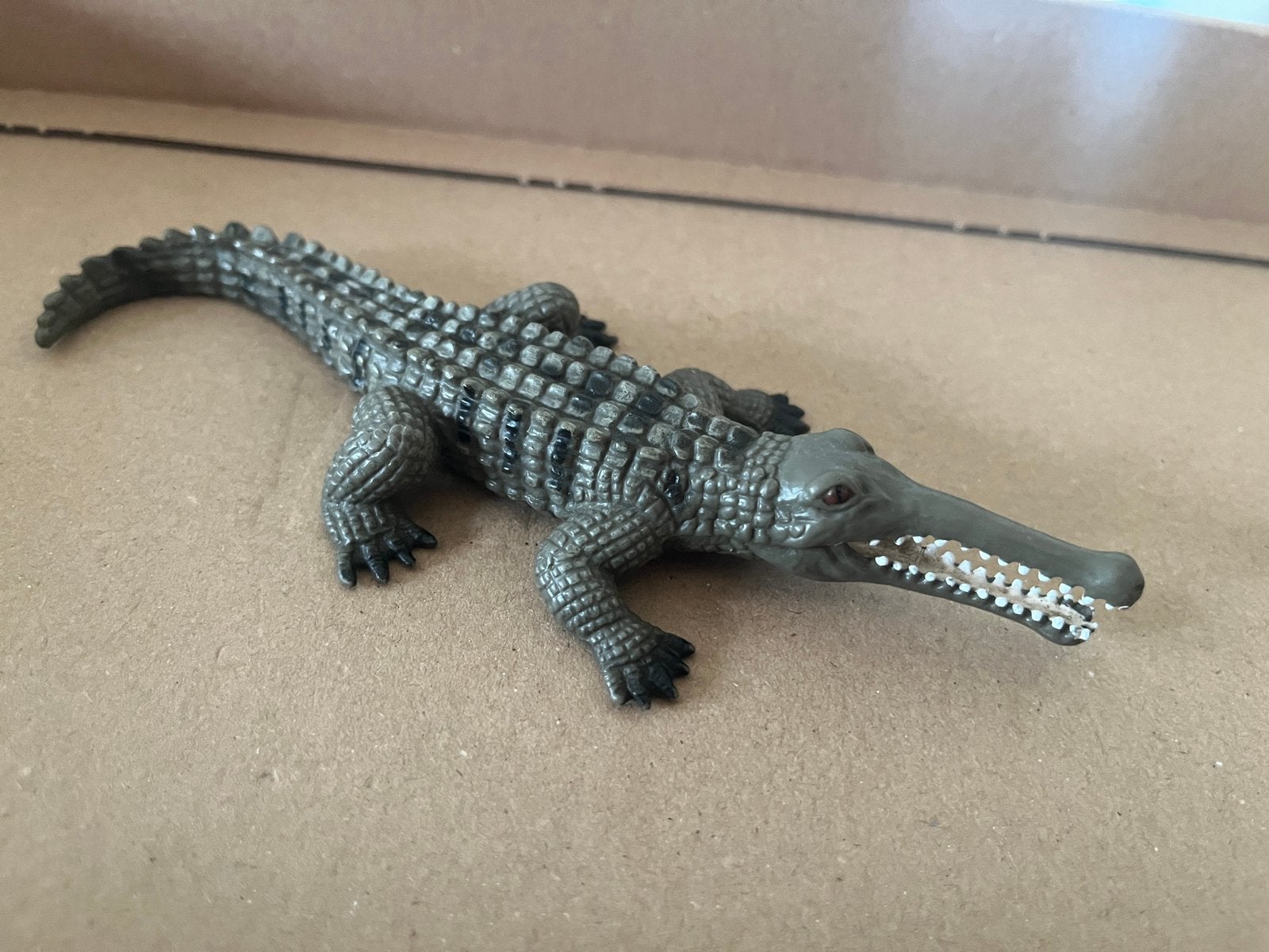 krokodil Schleich Gaviaal (14167), Ophalen, Zo goed als nieuw, Reptiel of Amfibie, Beeldje of Figuurtje