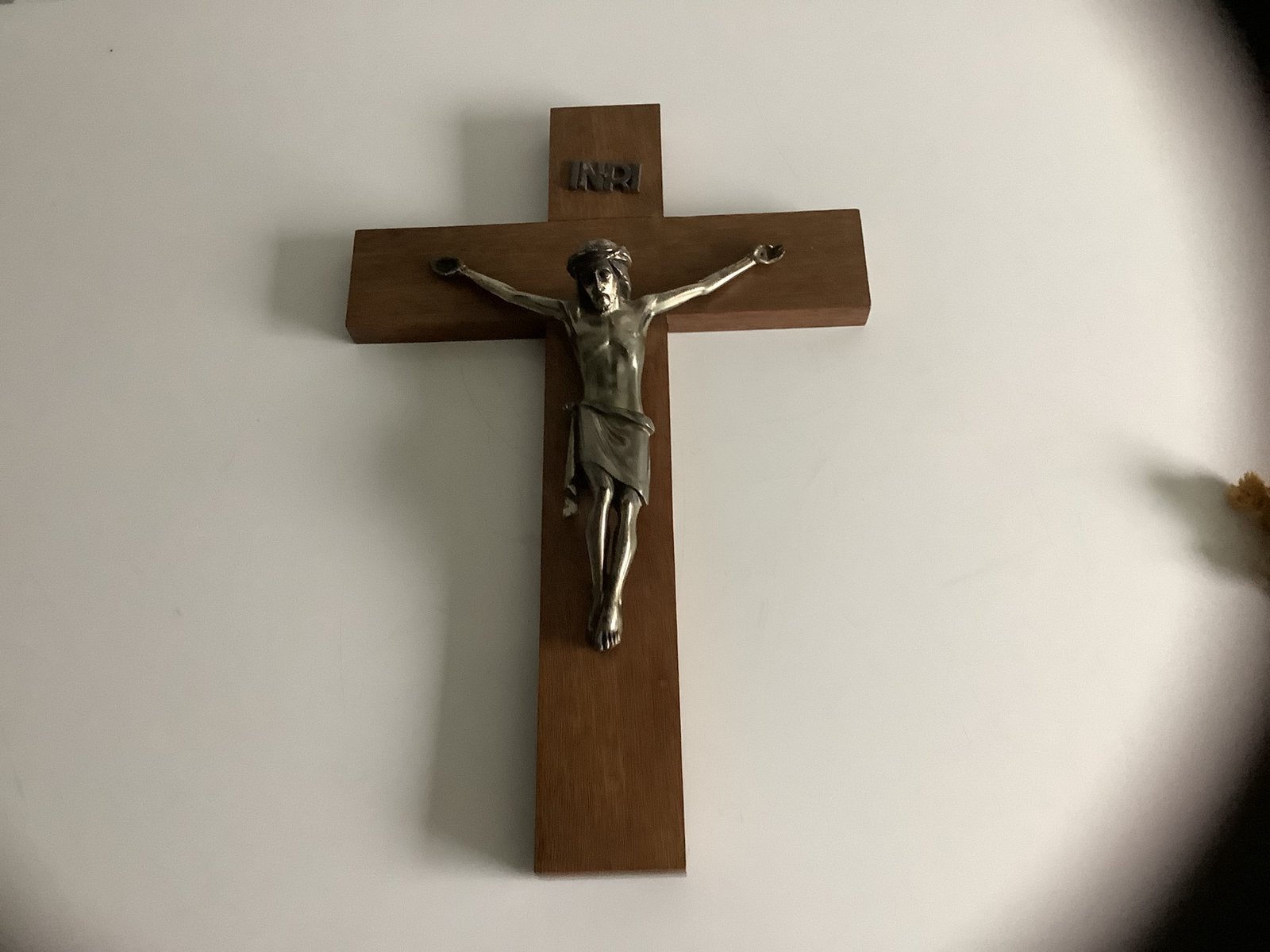 Houten kruis, Verzamelen, Religie, Ophalen of Verzenden, Zo goed als nieuw, Sieraad
