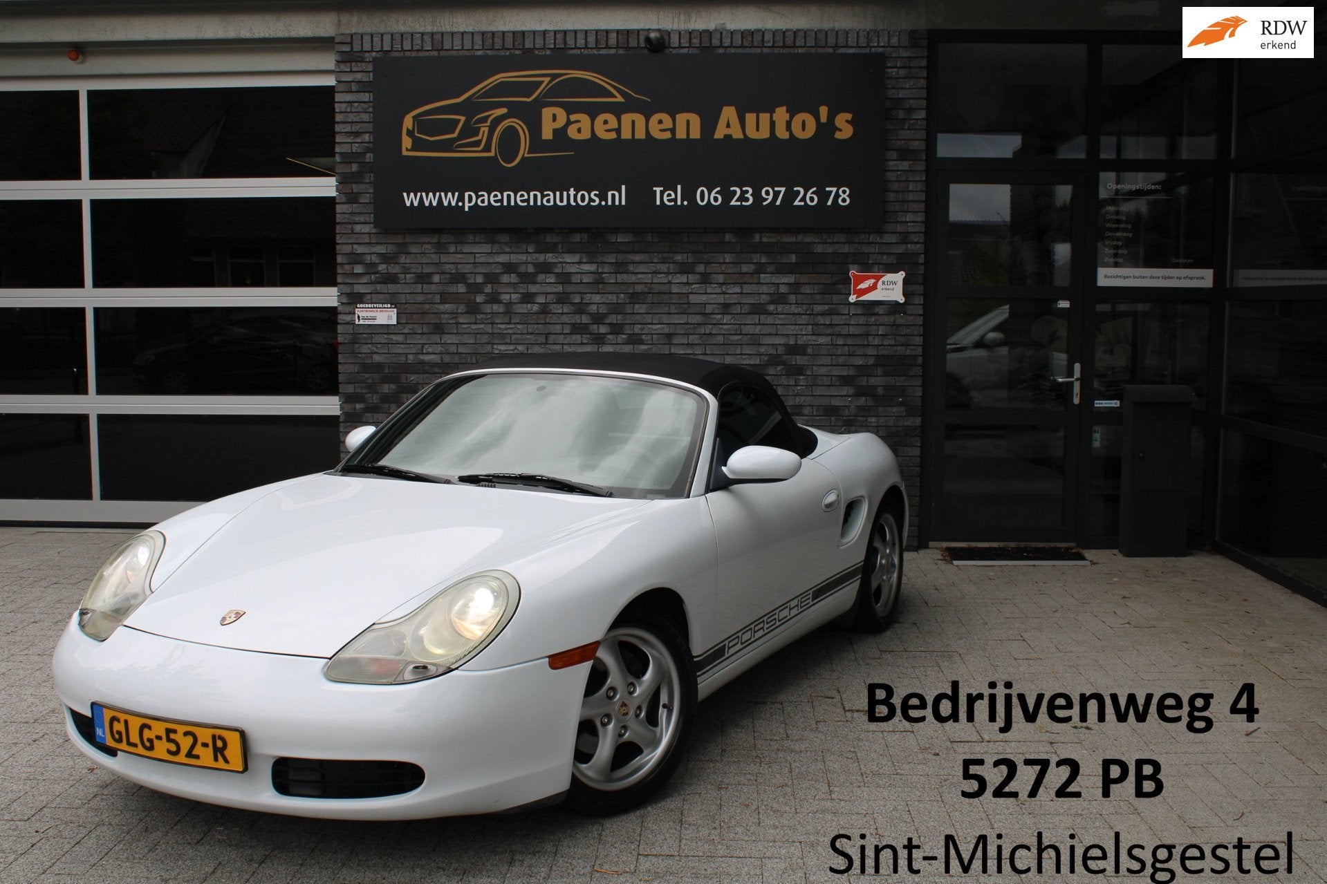 Porsche BOXSTER 2.5 Automaat, Cabrio, Goede staat, Auto's, Porsche, Achterwielaandrijving, Gebruikt, Zwart, Cabriolet