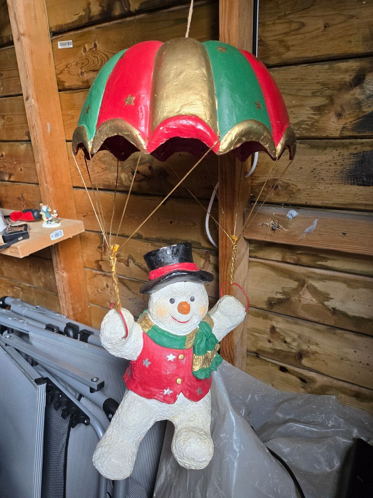 sneeuwpop te koop, Ophalen