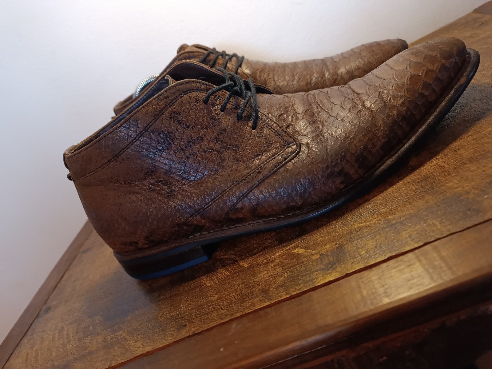 Floris van Bommel  Heren Veterschoenen / Molières / Maat8/5, Bruin, Floris van Bommel, Ophalen of Verzenden, Gedragen