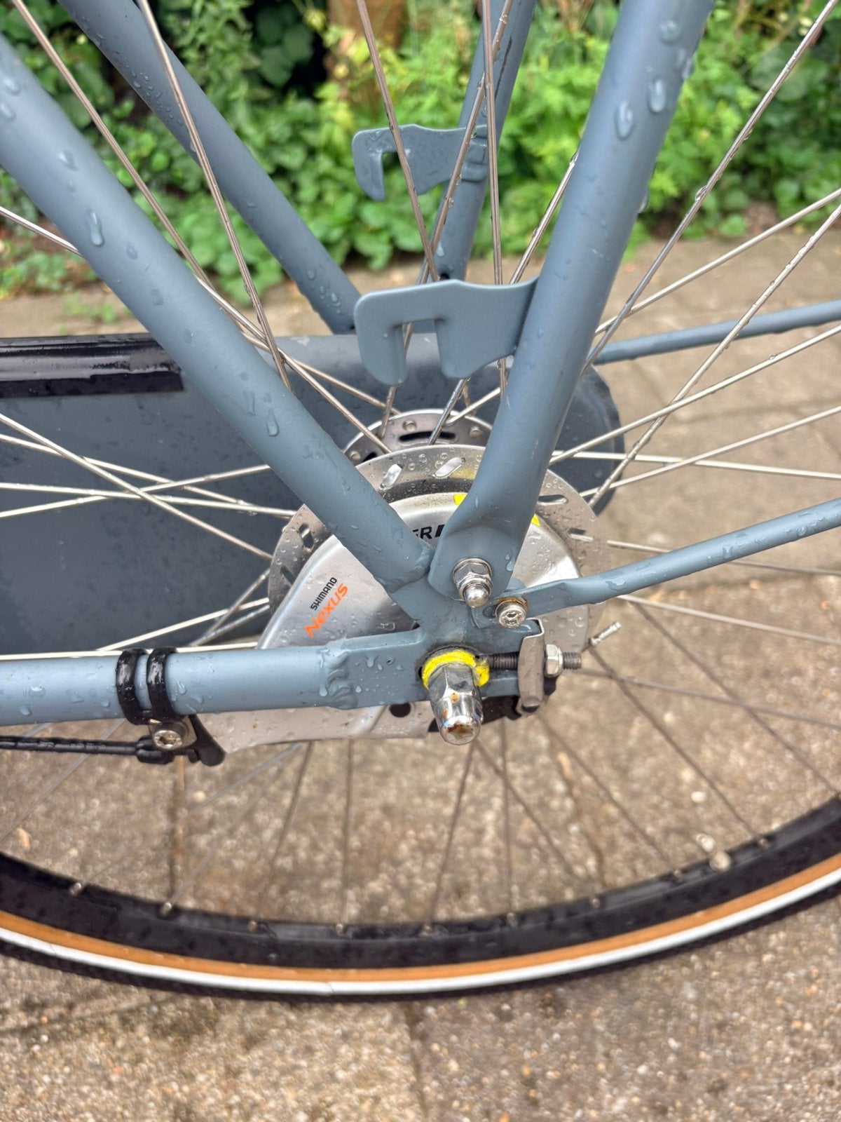 Cortina U4 Solid D57 + bijpassende fietskrat, 56 cm of meer, Ophalen, Zo goed als nieuw