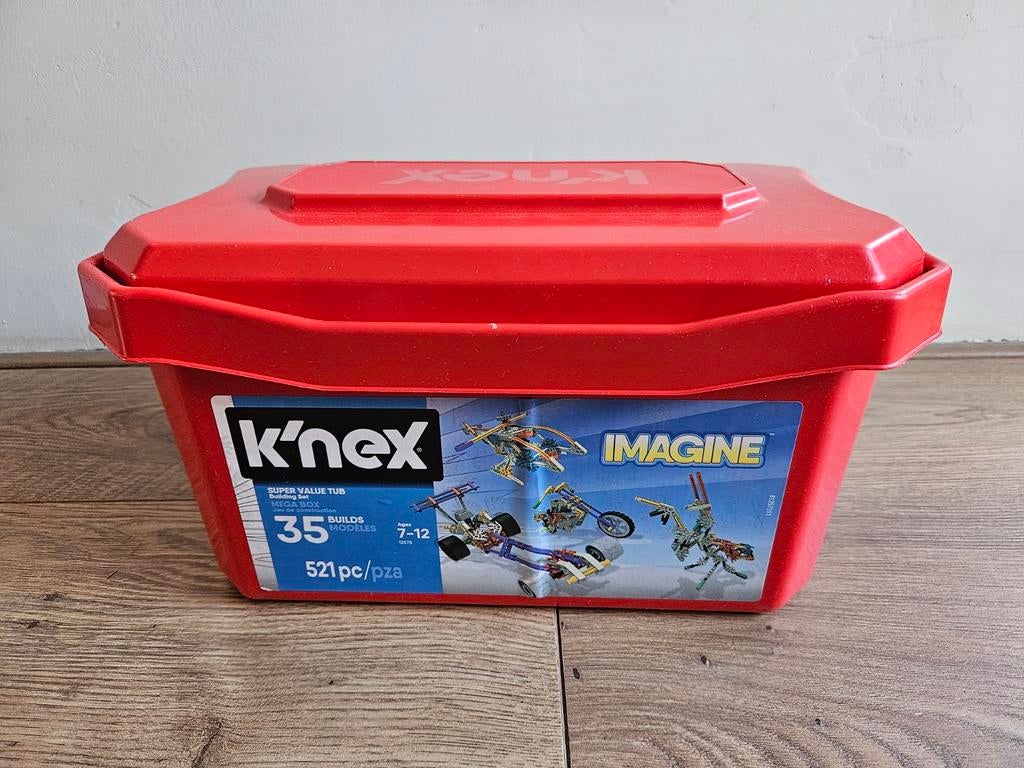K'nex Super Value Tub - 521 onderdelen, Ophalen of Verzenden