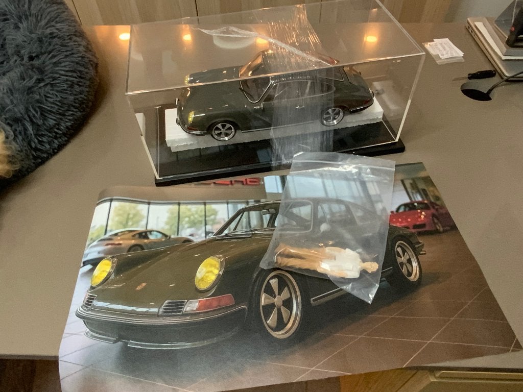 Unieke one off Singer Porsche 911 op schaal 1:12, Ophalen of Verzenden, Nieuw, 1:9 t/m 1:12, Auto