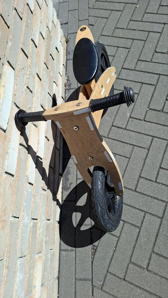 Bandits & Angels Houten Loopfiets - Perfect voor Kleintjes, Ophalen of Verzenden, Gebruikt, Loopfiets