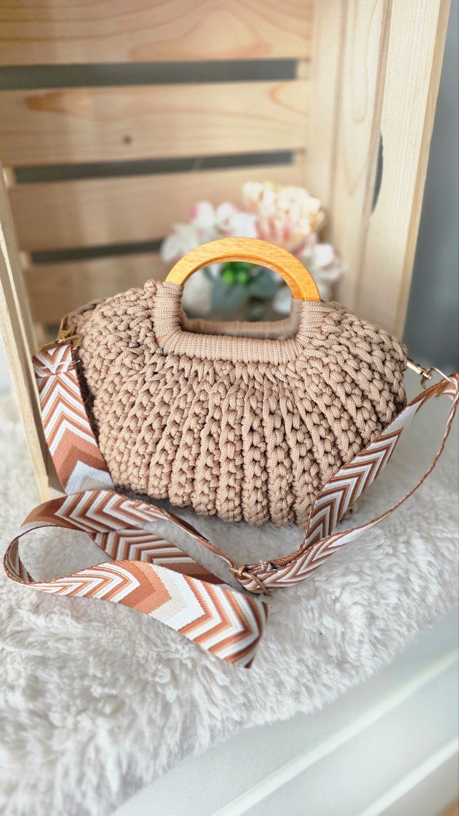 Handbag boho for womens handmade, Dieren en Toebehoren, Kattenmanden, Ophalen of Verzenden