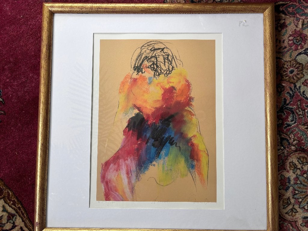 Irene Daenen – kleurrijk figuratief kunstwerk – gesigneerd, Ophalen of Verzenden