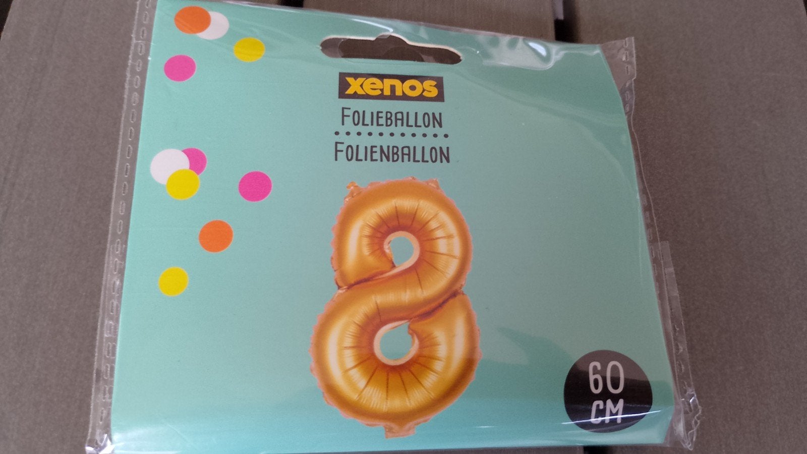 2 nieuwe folie ballonnen in verpakking, Ophalen, Nieuw, Versiering, Verjaardag