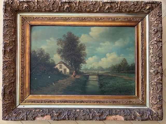 schilderij, Antiek en Kunst, Kunst | Schilderijen | Klassiek, Ophalen