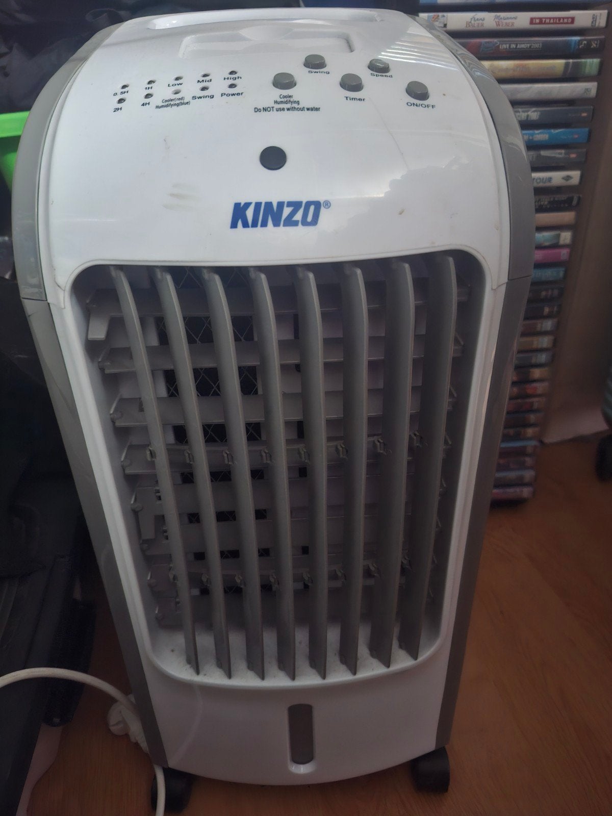Kinzo Mobiele Luchtkoeler met Timer en Swingfunctie, Witgoed en Apparatuur, Ophalen, Minder dan 60 m³, 3 snelheden of meer, Mobiele airco