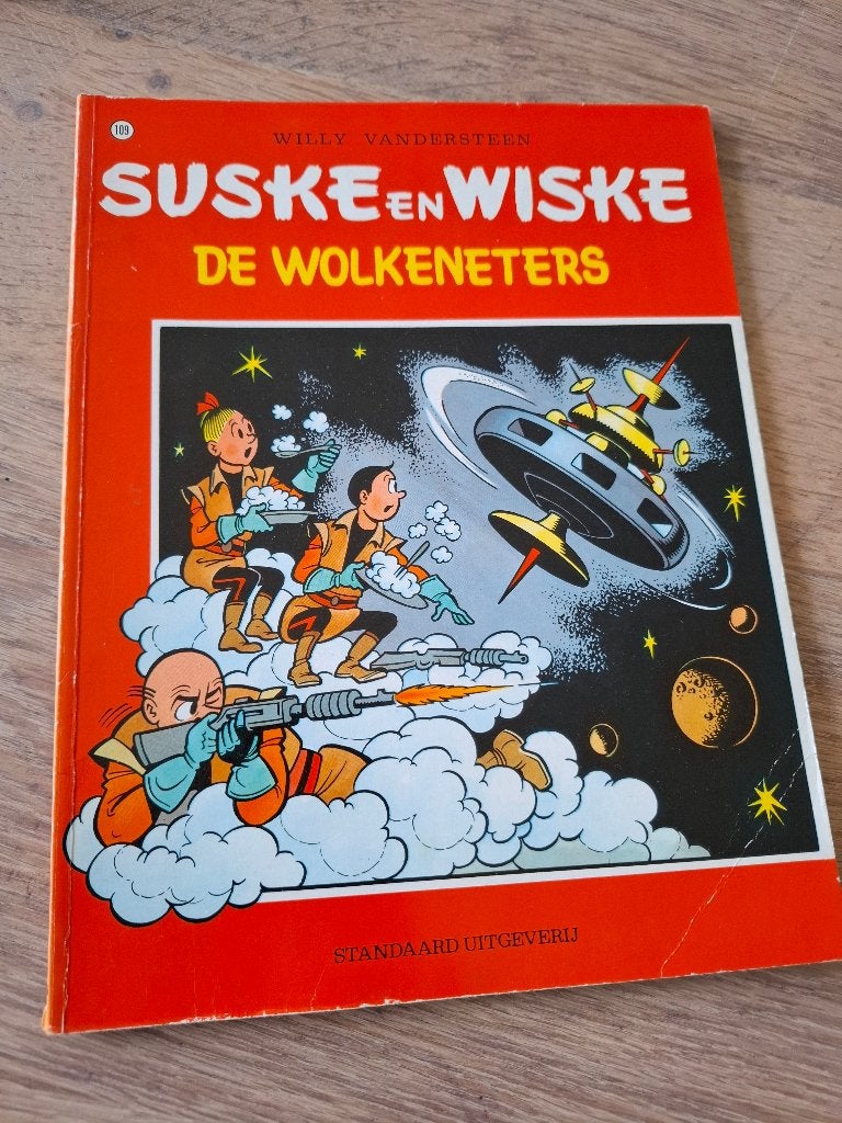 Suske en Wiske 109 - De Wolkeneters - Willy Vandersteen, Eén stripboek, Ophalen of Verzenden, Gelezen