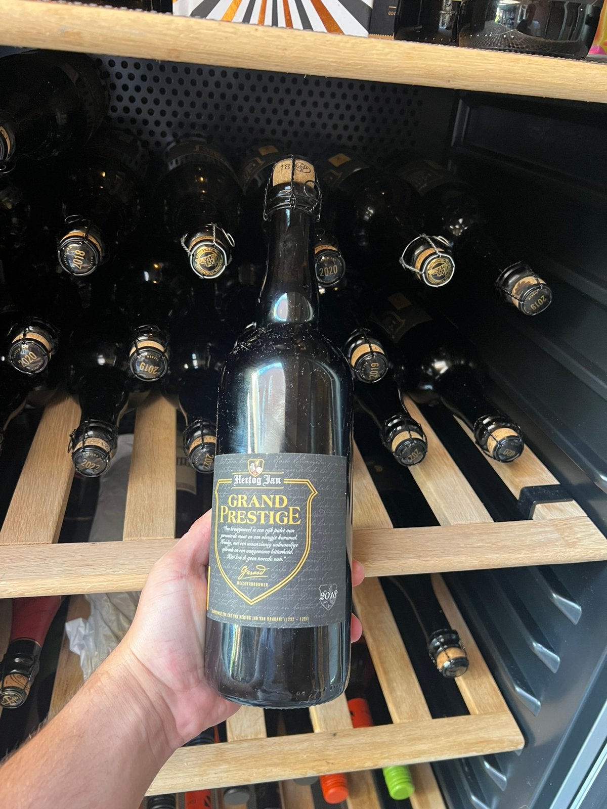 Grand Prestige gerijpt., Ophalen of Verzenden, Zo goed als nieuw, Flesje(s), Hertog Jan