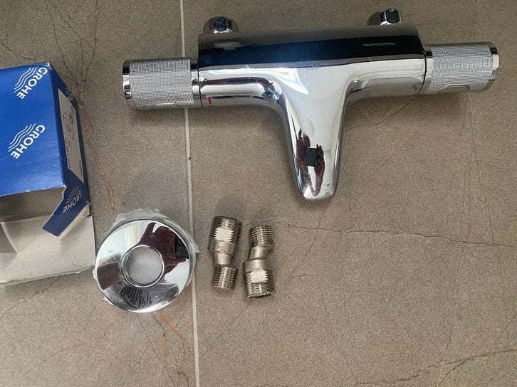 Grohe thermostatische badkraan, Ophalen of Verzenden, Gebruikt, Bad
