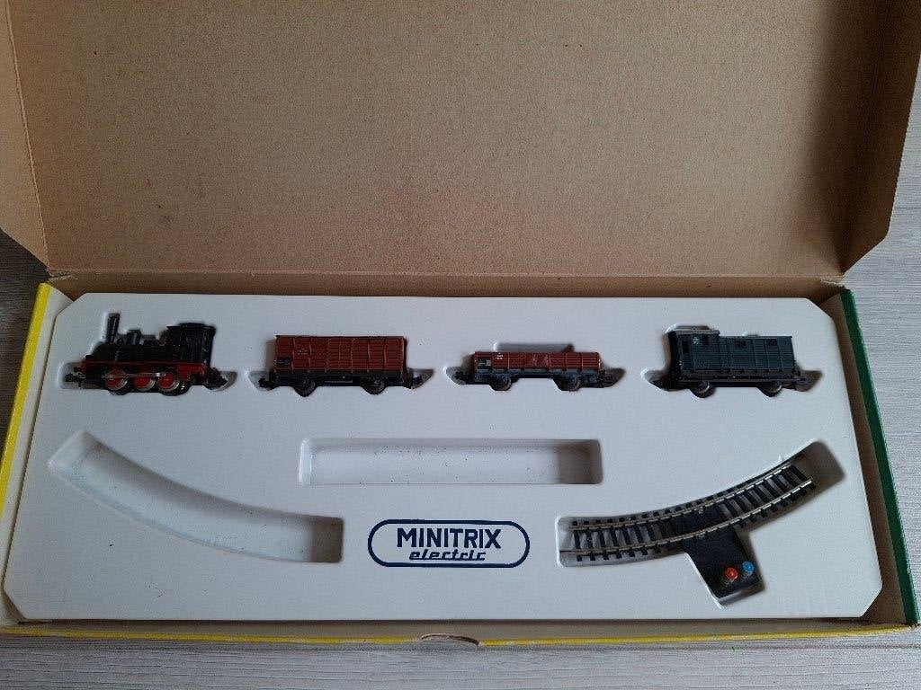 Minitrix 1902 - Vintage startset., Hobby en Vrije tijd, Modeltreinen | N-Spoor, Treinset, Gelijkstroom, Trix, Ophalen of Verzenden