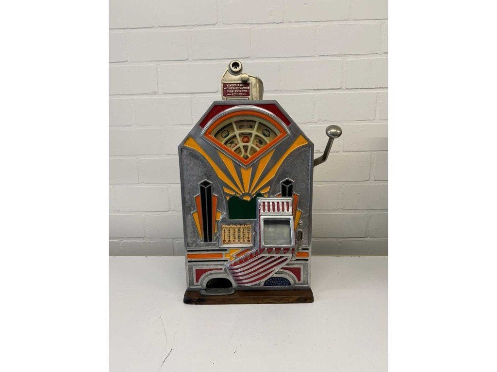 JENNINGS LITTLE DUKE Slotmachine, Verzamelen, Overige munten, Ophalen of Verzenden, Zo goed als nieuw, Met sleutels