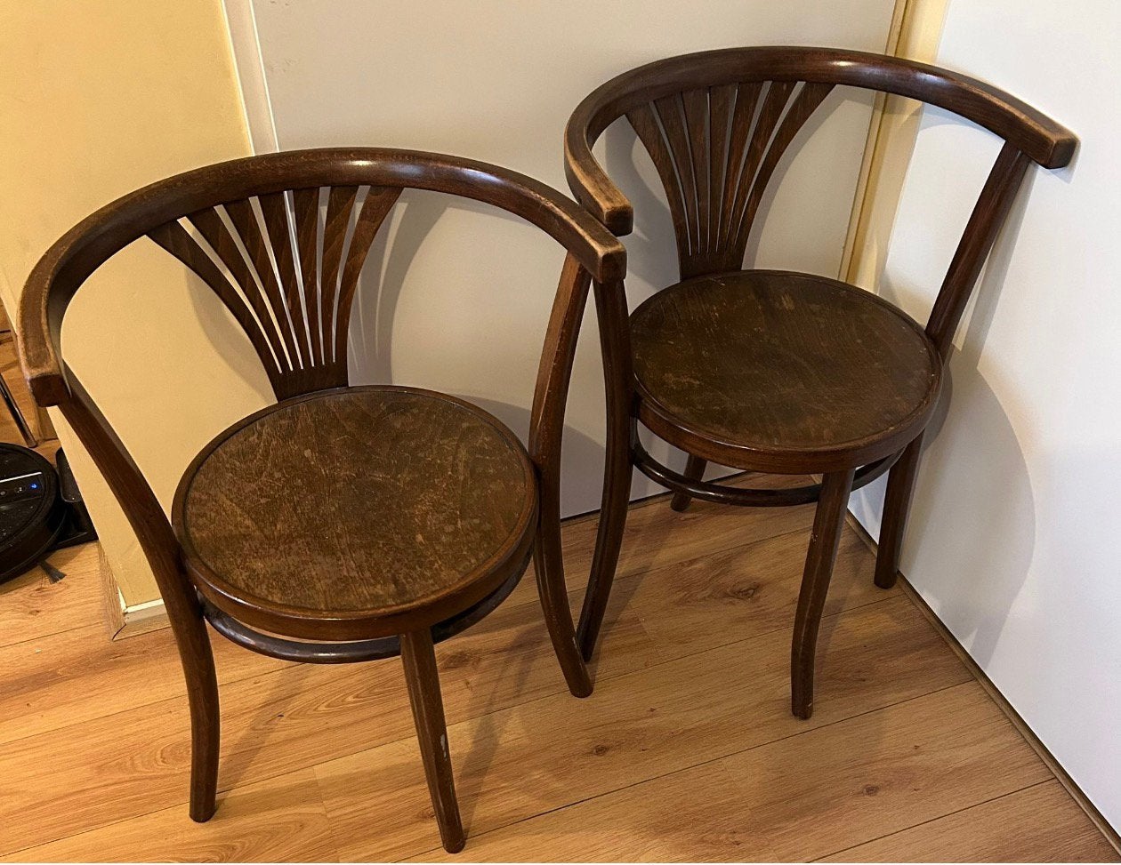 2 stuks Thonet 1930'S stoelen, Ophalen