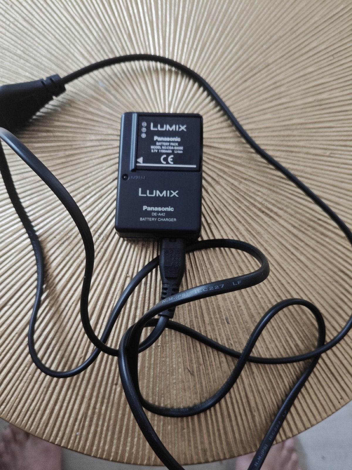 Panasonic DE-A42 batterij lader+batterij, Ophalen