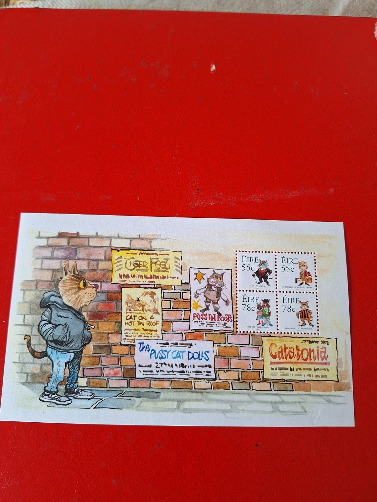 Ierland: mi. B. 70. Keltische katten., Ophalen of Verzenden, Ierland, Postfris