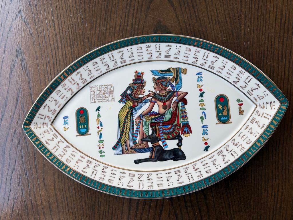 Egyptisch porseleinen bord Fathi Mahmoud, Antiek en Kunst, Ophalen of Verzenden