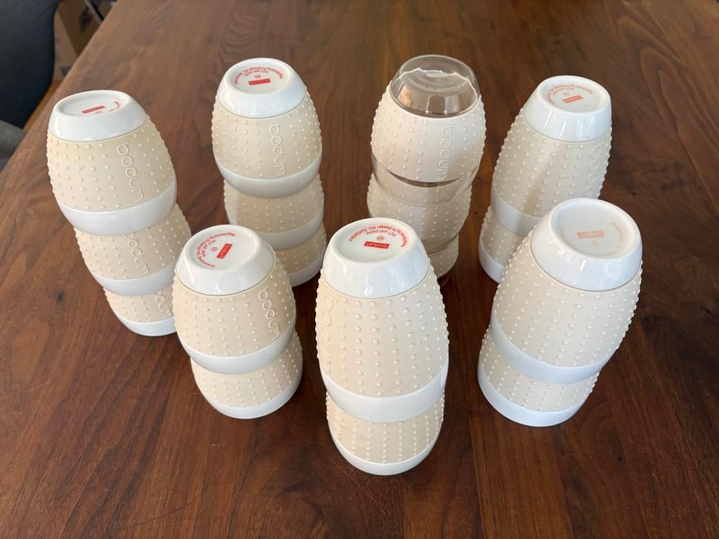 Bodum Koffiemokken en Theeglazen - Diverse Maten, Ophalen of Verzenden, Gebruikt, Glas, Kop(pen) en/of Schotel(s)