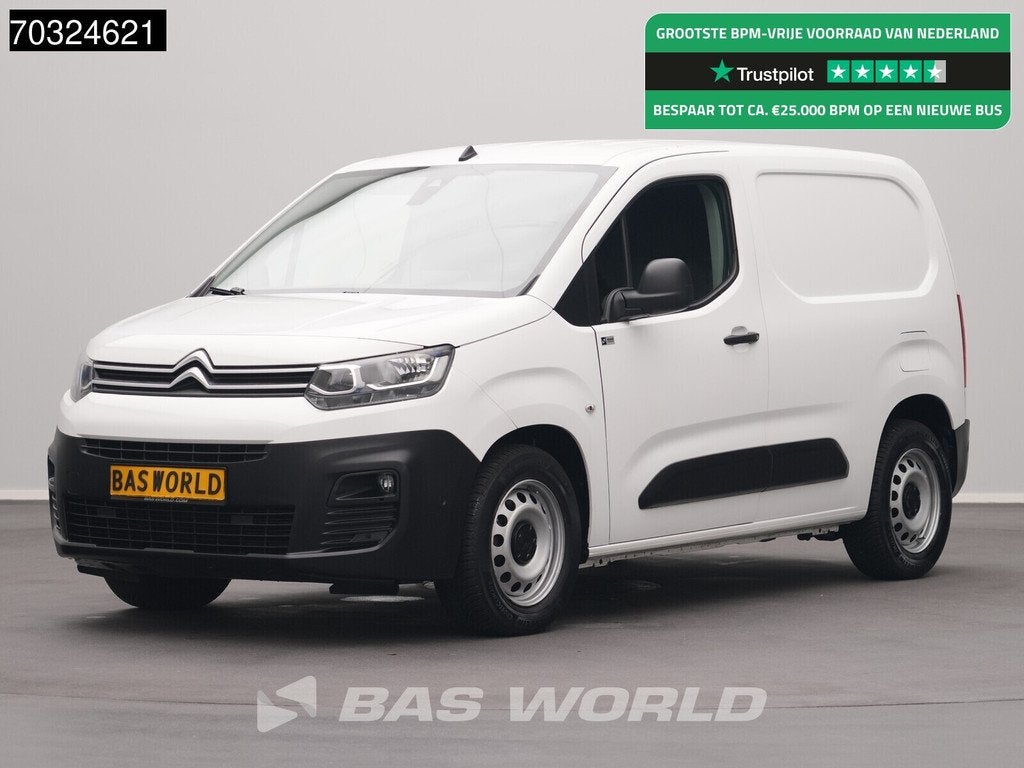 Citroën Berlingo 130pk Benzine L1H1 Navi Airco Cruise Parke, Automaat, Stof, Gebruikt, 1199 cc