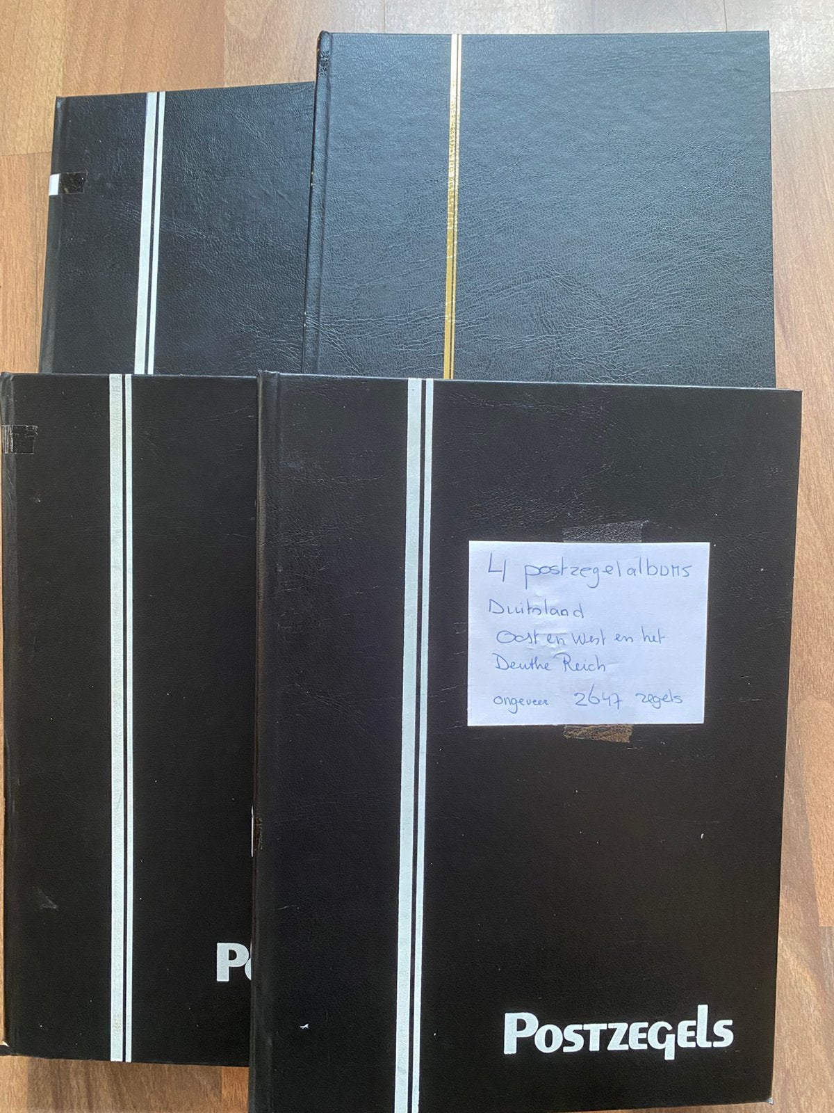 Pistzegels Duitsland Oost en West (4 albums), Ophalen of Verzenden, Gestempeld