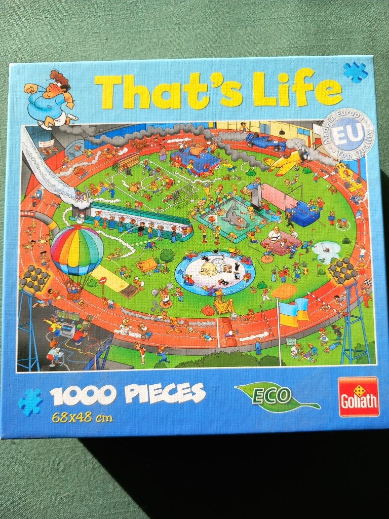 That´s life puzzel stadion., Ophalen of Verzenden, Meer dan 50 stukjes, Zo goed als nieuw, 6 jaar of ouder