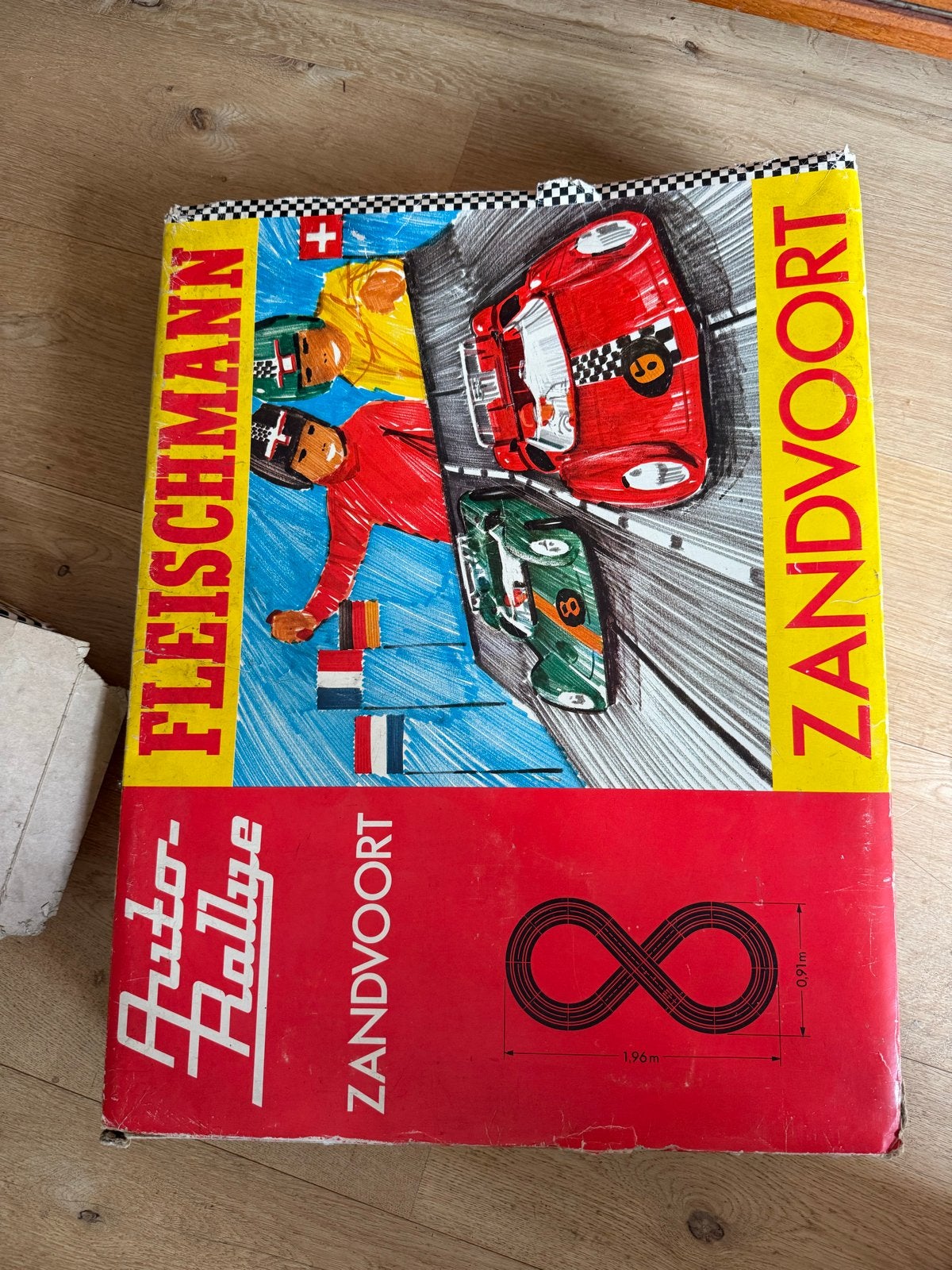 Fleischmann Auto Rallye Zandvoort Racebaan met 2 auto's, Ophalen, Fleischmann, Zelf te bouwen, Elektrisch