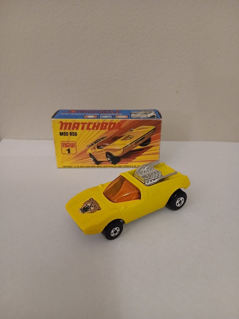 Matchbox mod rod en ford gt, Ophalen of Verzenden, Zo goed als nieuw, Auto
