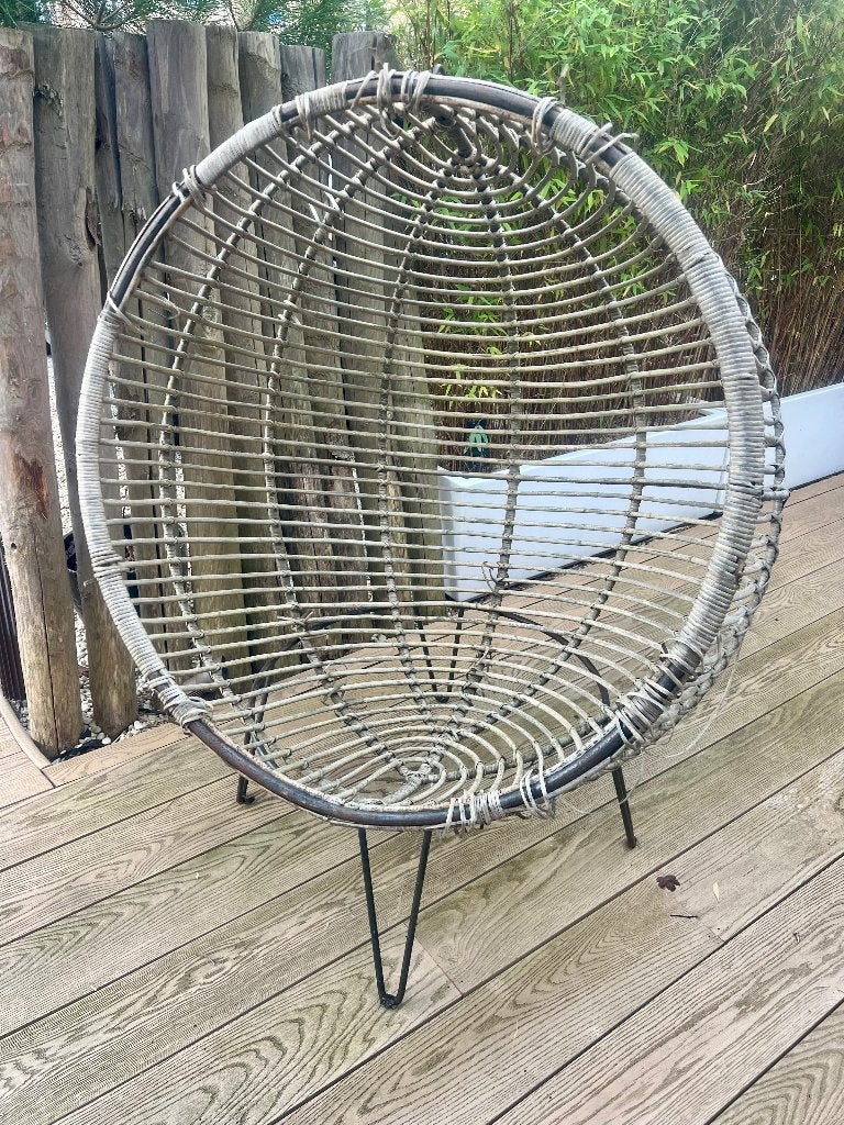 Sissy-Boy eggchair – €35, Ophalen, Gebruikt, Metaal, Eén