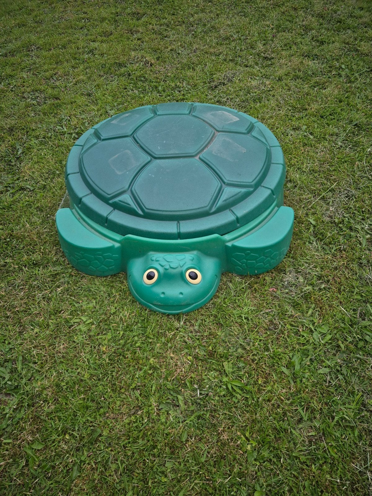 Little Tikes Schildpad Zandbak met Deksel, Ophalen, Gebruikt