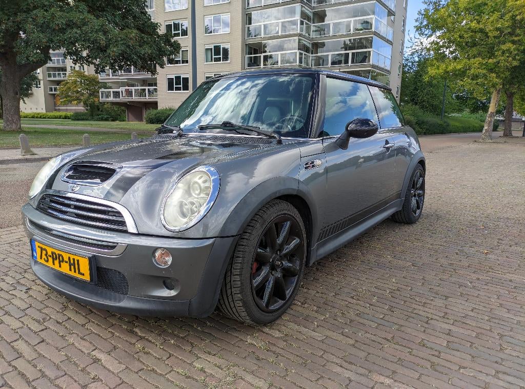 Mini Cooper S 2004 Dark Grey, 170PK, 17Inch Rims, 255K, Ophalen