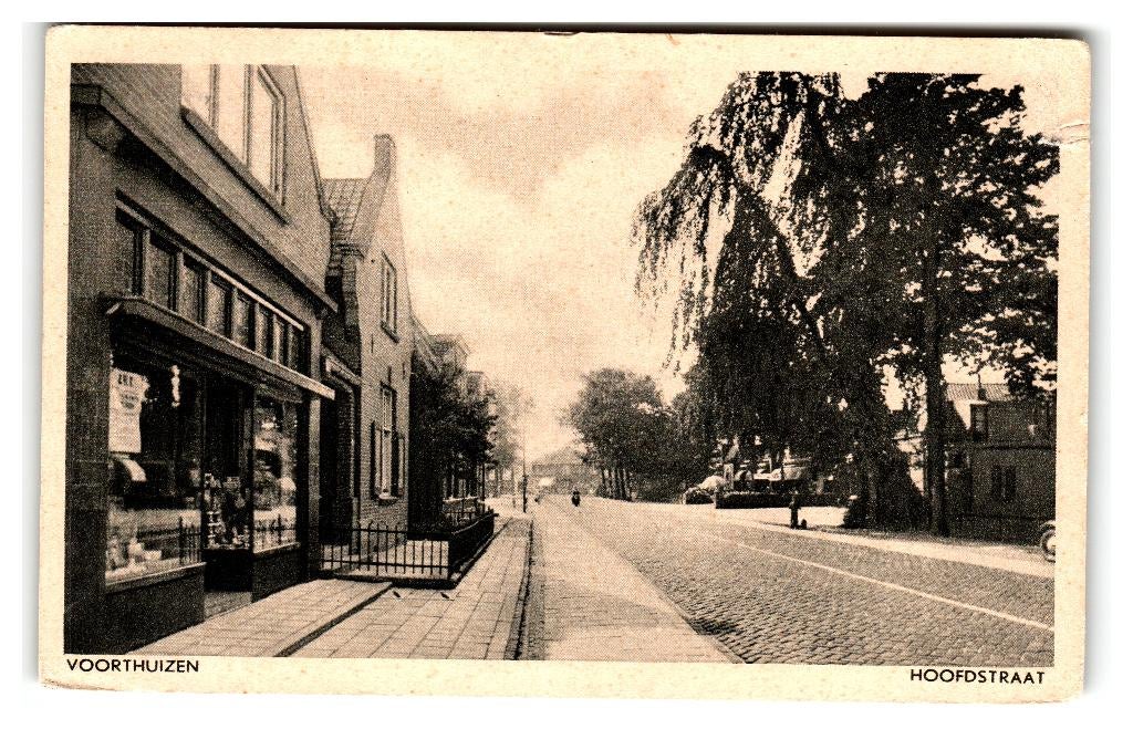 Voorthuizen, Hoofdstraat, Ophalen of Verzenden, 1940 tot 1960, Gelopen, Gelderland