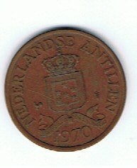 Munten Ned.Antillen, Ophalen of Verzenden, Koningin Juliana, Losse munt