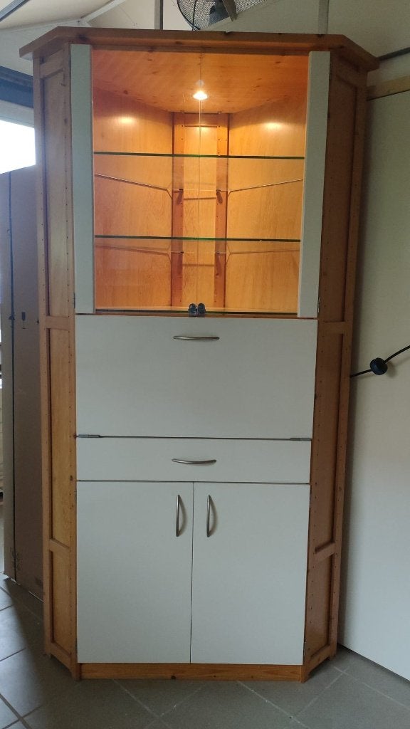 Unieke Lundia Hoekkast, Ophalen, Gebruikt, Lundia stijl met aanpassingen, 200 cm of meer