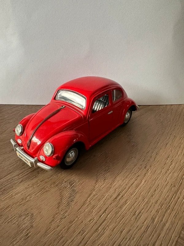 Sunny side superior rode Volkswagen Kever modelauto, Ophalen of Verzenden, Zo goed als nieuw, Auto